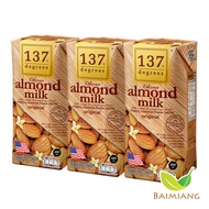 [1 แพ็ค] 137 Degrees นมอัลมอนด์ สูตรดั้งเดิม ขนาด 180 มล.(03590-3)