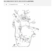 B6HF63010000 Throttle Cable Set Genuine From The Center YAMAHA