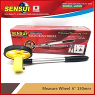SENSUI 6"x150mm MEASURING WHEEL DISTANCE MEASURING ROLLER MULTIPLE PURPOSE PORTABLE MEASURING WHEEL 