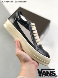 แวนส์ Rick Owens Vans Sneakers Genuine Outdoor Shoes รองเท้าผ้าใบ ได้ทั้งชายหญิง แฟชั่นสตรีท ระบายอา