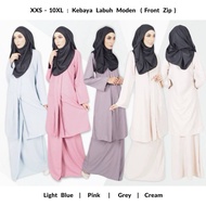 [ XXS - 10XL ] Kebarung Labuh . Kebarung Plain Moden . Muslimah Plus Size Sedondon Raya . Baju Nikah Tunang . Melisa H