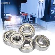 Hilitand 10Pcs Deep Ball Bearing High Speed Single Column Double Sealed Radial 698Z