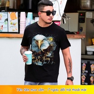 Men's T-shirt with 3d Thai eagle print - bigsize 5XL 6XL 7XL M2989