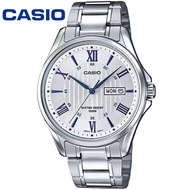 ✽Casio นาฬิกาข้อมือผู้ชาย เลขโรมัน กันน้ำ 100M สายสแตนเลส รุ่น MTP-1384▼