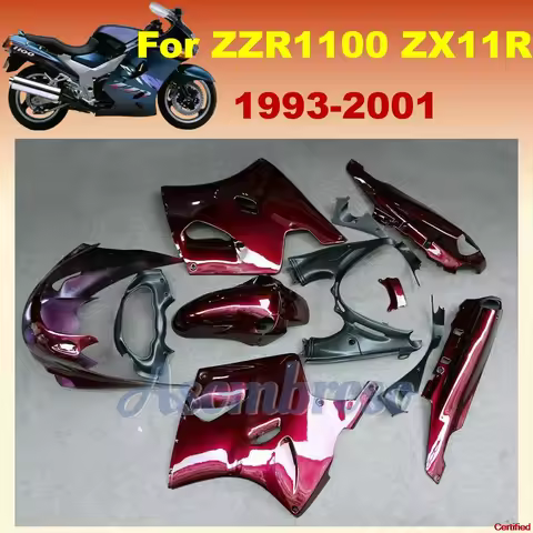 Classic Style Motorcycle Fairing for Ninja ZZR1100 1993 1998 1996 1999 2000 2001 ZZR 1100D ZX 11R 93