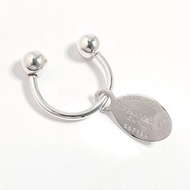 【日本直送 中古美品】蒂芙尼 TIFFANY&Co. 鑰匙圈 橢圓標籤 Return to Tiffany 925銀 拋光處理