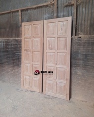 Pintu Kayu Jati Pintu Rumah Kupu Tarung 2 Pintu Kusen Pintu Utama Jati