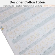 100% Cotton Fabric Littlest Bunny Hop, Art Gallery Fabric - DIY Handmade Patchwork, Quilting |Sewtiz