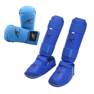 【Holqa】 Karate Sparring Gear Set Leg H Protector Shin Guard Palm Boxing Gloves So Shoes Training
