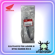Honda RS150R Lever R Stig Handle 53175-KYZ-T00 | Tuas Kanan Stang Pemegang Original | Untuk Honda RS
