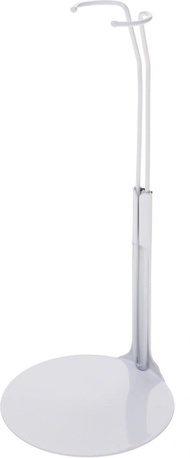 Kaiser Doll Stand 2201 - White Doll Stand for 11" to 12" small-waisted Fashion Dolls like Barbie