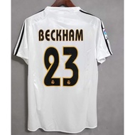 Real Madrid Retro 2004 Beckham Football Jersey High Quality Custom Sweatshirt&---