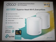 TP-Link Deco X20 AX1800 Whole Home 2 Pack Unit Mesh Wi-Fi 6 System