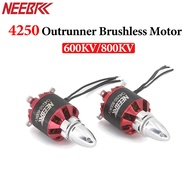 NEEBRC 4250 Outrunner Brushless Motor 600KV 800KV 3-6S For RC FPV Drone Fixed Wing Multicopter Quadc