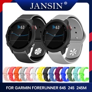 สายนาฬิกาข้อมือซิลิโคน For Garmin Forerunner 245/245M/645/Vivoactive 3/Vivomove HR Smart Watch Band สายรัดข้อมือกีฬา