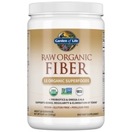 Garden of Life Fiber Supplement, Raw Organic Fiber Powder - 10 Servings, 15 Organic Superfoods + Pro