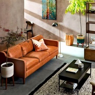 Nordic Genuine Leather Art Apartment Small Apartment Living Room Small Sofa Sofa Combination Modern 