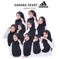 RoseStore🇲🇾 Tudung Sukan Adidas Tudung sarung Tudung Sauk Bawal mosscrepe ironless Soft awning Scuba