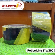 Police Line Kuning Hitam