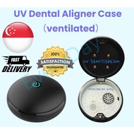 UV Invisalign Dental Retainer Case Ventilated Hygiene Steriliser USB C Rechargable Braces Retainer