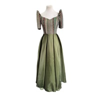Modern Ethnic Filipiniana Long Dress