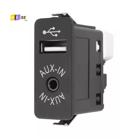 A03E-Car USB AUX In Plug Auxiliary Input Socket Adapter For BMW E81 E87 E90 F10 F12 E70 X4 X5 X6