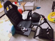 特價包郵！賽車遊戲（唔包軚盤套裝）支架套裝連坐椅（G29,G923,T300,T500等等可用）