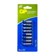 GP POWER PLUS "AA" 8s HEAVY DUTY BATTERY
