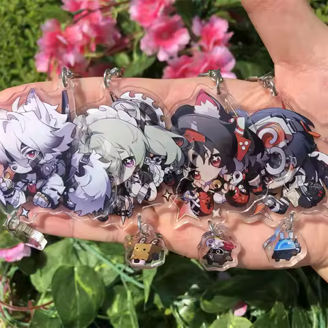 Zenless Zone Zero Alexandrina Sebastiane Lycaon Nicole Cosplay Accessories Anime Game Badge Keychain