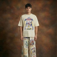Tohns Oversized T-Shirt เสื้อยืดโอเวอร์ไซด์พิมพ์ลาย Sawasdee