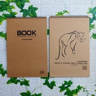 POTENTATE Kraft Paper Sketchbooks 8K 50 Page 80g A3 size