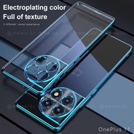 OnePlus 11 OnePlus11 5G Casing Transparent Soft TPU Plating Edge Phone Case Cover