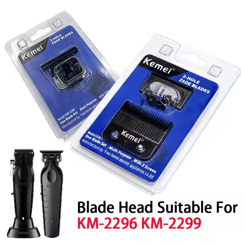 Original Replacement DLC Blade for KEMEI KM-2296 KM-2299 Hair Clipper Blades Cutter Head Fit For Kem