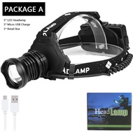 Litwod Senter Headlamp LED XHP70 8000 Lumens - 2064