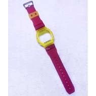 Bnb Gshock DW5600 LEMON RED Strap Besel Casio G-shock