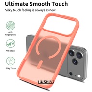 Applicable iPhone17 Promax mobile phone case Skin matte case iPhone17 magnetic mobile phone case