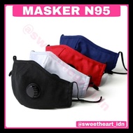 N95 Mask / N95 Fabric Mask / ANTI VIRUS Mask / Pollution - Plain OREN