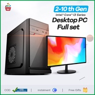 (Brand new)Desktop Computer Full Set Intel Core I3 8100 Quad core 16G RAM 1TB SSD Online courses/Hom