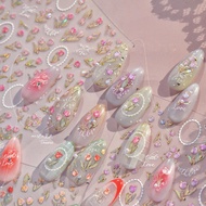 tomoni-High-End Series Manicure Stickers ** Moya Co-Branded (MS-777) Gilding Shell Light Tulip