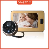 4.3 Inch Color Screen Peephole Door Camera with Electronic Doorbell LED Lights Video Door Viewer Video-eye Home Security
