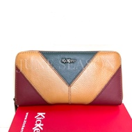 Kickers Zip Long Wallet Genuine Leather 100% Original (KIC 0131 0132 0130A 0120B)