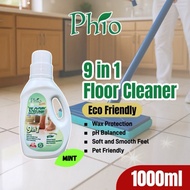Phio 9 in1 Pembersih Lantai 1000ml | Wax Protection Floor Cleaner 1L Wangi & Fresh
