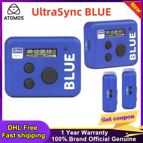 Atomos UltraSync BLUE Wireless Timecode Sync for AtomX SYNC and Ninja V