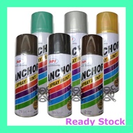 Anchor Spray Paint DPI 400ml 29 Flat Black 30 Black 60 Brown 62 Petronas Green 63 Undercoat Silver 8