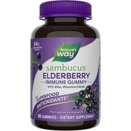 Nature's Way, Elderberry Children and Adult Immune Support Gummies *, Containing Black Elderberry Ex