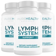 PUREHEALTH RESEARCH Lymph System Support Supplement - Lymphatic Drainage with Dandelion Extract, Cle