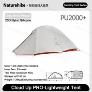 NJISD Naturehike เต็นท์2024 Cloud Up 2 Pro เต็นท์ตั้งแคมป์เดินป่ากลางแจ้งน้ำหนักเบา1.36กก. กันน้ำได้