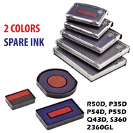 COLOP Ink Pad  2 COLOR E/R50/2 R50D, E/35/2 P35D, E/54/2 P54D, E/55/2 P55D, E/Q43/2 Q43D, E/2300/2 S