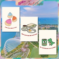 The Local Chapter | Cute Local Souvenir Old Singaporean Snacks Drink | Singapore Postcards