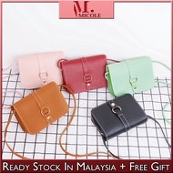 Ready Stock MICOLE SB2634 Korean Women Sling Bag Crossbody Bag Shoulder Bag Women Bags Casual Bag Be